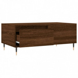 Couchtisch Braun Eichen-Optik 90x50x36,5 cm Holzwerkstoff