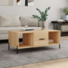 Couchtisch Sonoma-Eiche 102x50x40 cm Holzwerkstoff