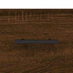 Nachttisch Braun Eichen-Optik 40x40x66 cm Holzwerkstoff