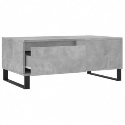 Couchtisch Betongrau 90x50x36,5 cm Holzwerkstoff