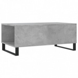 Couchtisch Betongrau 90x50x36,5 cm Holzwerkstoff