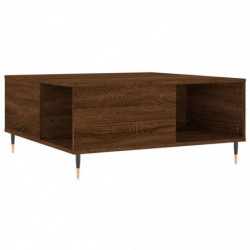 Couchtisch Braun Eichen-Optik 80x80x36,5 cm Holzwerkstoff