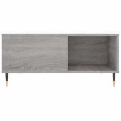Couchtisch Grau Sonoma 80x80x36,5 cm Holzwerkstoff