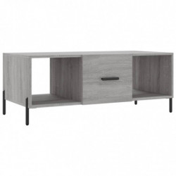 Couchtisch Grau Sonoma 102x50x40 cm Holzwerkstoff