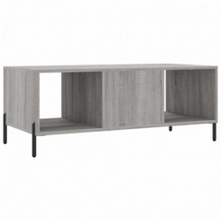 Couchtisch Grau Sonoma 102x50x40 cm Holzwerkstoff