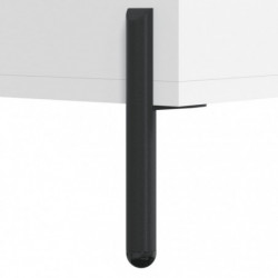 Nachttisch Weiß 40x40x66 cm Holzwerkstoff