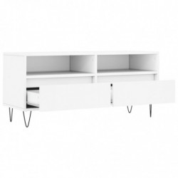 TV-Schrank Weiß 100x34,5x44,5 cm Holzwerkstoff