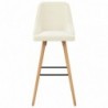 Barhocker 2 Stk. Creme Samt