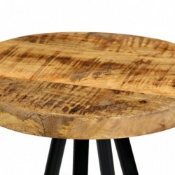 Barhocker 4 Stk. Massivholz Mango