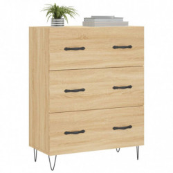 Sideboard Sonoma-Eiche 69,5x34x90 cm Holzwerkstoff