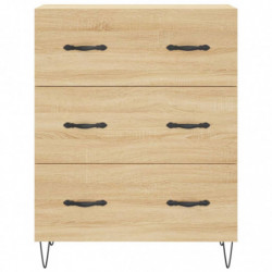 Sideboard Sonoma-Eiche 69,5x34x90 cm Holzwerkstoff