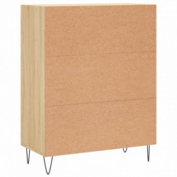 Sideboard Sonoma-Eiche 69,5x34x90 cm Holzwerkstoff