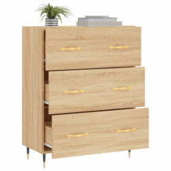 Sideboard Sonoma-Eiche 69,5x34x90 cm Holzwerkstoff