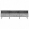 TV-Schrank Betongrau 150x30x44,5 cm Holzwerkstoff