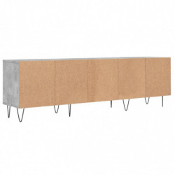 TV-Schrank Betongrau 150x30x44,5 cm Holzwerkstoff