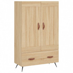 Highboard Sonoma-Eiche 69,5x31x115 cm Holzwerkstoff