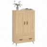 Highboard Sonoma-Eiche 69,5x31x115 cm Holzwerkstoff