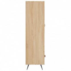 Highboard Sonoma-Eiche 69,5x31x115 cm Holzwerkstoff