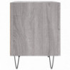 Nachttische 2 Stk. Grau Sonoma 40x35x47,5 cm Holzwerkstoff