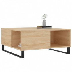 Couchtisch Sonoma-Eiche 80x80x36,5 cm Holzwerkstoff