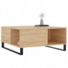 Couchtisch Sonoma-Eiche 80x80x36,5 cm Holzwerkstoff