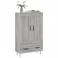 Highboard Grau Sonoma 69,5x31x115 cm Holzwerkstoff