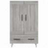 Highboard Grau Sonoma 69,5x31x115 cm Holzwerkstoff