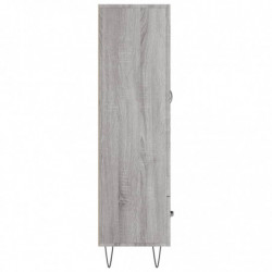 Highboard Grau Sonoma 69,5x31x115 cm Holzwerkstoff