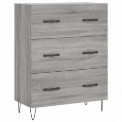 Sideboard Grau Sonoma 69,5x34x90 cm Holzwerkstoff