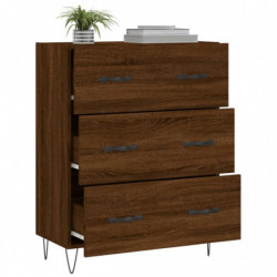 Sideboard Braun Eichen-Optik 69,5x34x90 cm Holzwerkstoff