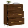 Sideboard Braun Eichen-Optik 69,5x34x90 cm Holzwerkstoff