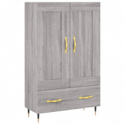 Highboard Grau Sonoma 69,5x31x115 cm Holzwerkstoff