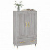 Highboard Grau Sonoma 69,5x31x115 cm Holzwerkstoff