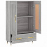 Highboard Grau Sonoma 69,5x31x115 cm Holzwerkstoff