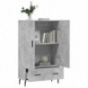 Highboard Betongrau 69,5x31x115 cm Holzwerkstoff