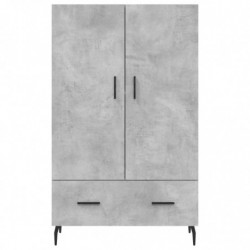 Highboard Betongrau 69,5x31x115 cm Holzwerkstoff