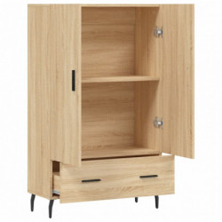 Highboard Sonoma-Eiche 69,5x31x115 cm Holzwerkstoff