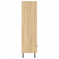 Highboard Sonoma-Eiche 69,5x31x115 cm Holzwerkstoff