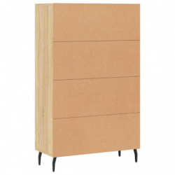 Highboard Sonoma-Eiche 69,5x31x115 cm Holzwerkstoff