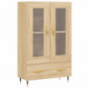 Highboard Sonoma-Eiche 69,5x31x115 cm Holzwerkstoff