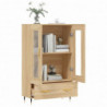 Highboard Sonoma-Eiche 69,5x31x115 cm Holzwerkstoff