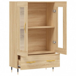 Highboard Sonoma-Eiche 69,5x31x115 cm Holzwerkstoff