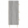 Sideboard Grau Sonoma 69,5x34x90 cm Holzwerkstoff