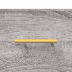 Nachttische 2 Stk. Grau Sonoma 40x35x47,5 cm Holzwerkstoff