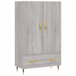 Highboard Grau Sonoma 69,5x31x115 cm Holzwerkstoff