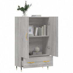 Highboard Grau Sonoma 69,5x31x115 cm Holzwerkstoff