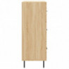 Sideboard Sonoma-Eiche 69,5x34x90 cm Holzwerkstoff