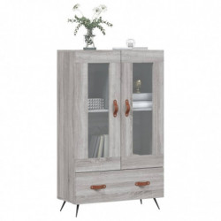 Highboard Grau Sonoma 69,5x31x115 cm Holzwerkstoff