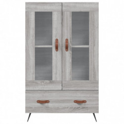 Highboard Grau Sonoma 69,5x31x115 cm Holzwerkstoff