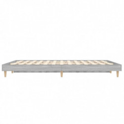 Bettgestell Grau Sonoma 120x190 cm Holzwerkstoff